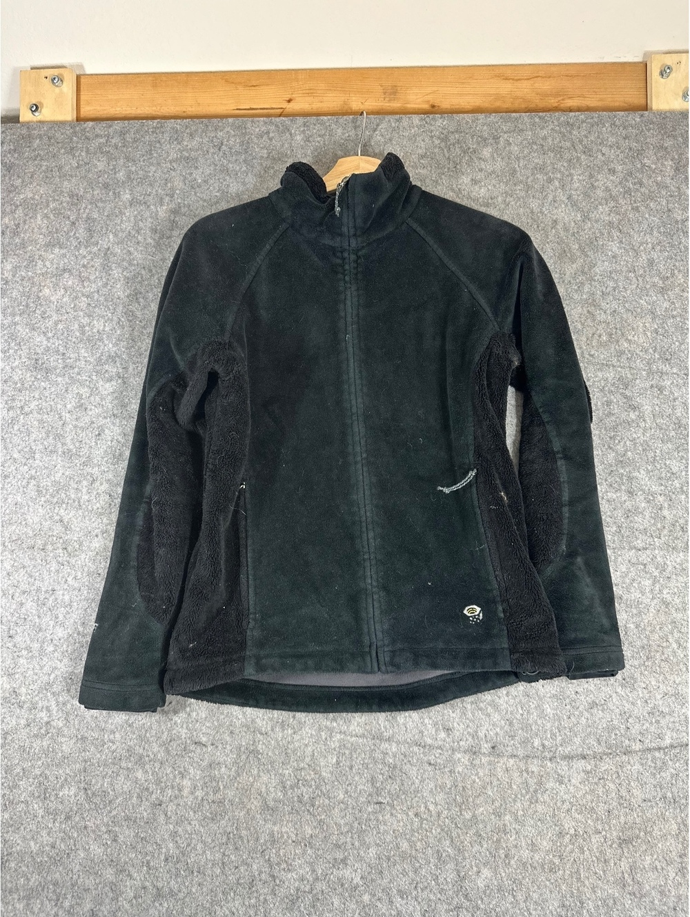 Mountain Hardwear Womens S Black High Loft Monkey Fleece Full Zip Jacket